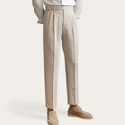 Antonios draped suit pants korean - inspired elegance - Antonios