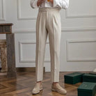 Antonios draped suit pants korean - inspired elegance - Antonios