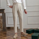Antonios draped suit pants korean - inspired elegance - Antonios