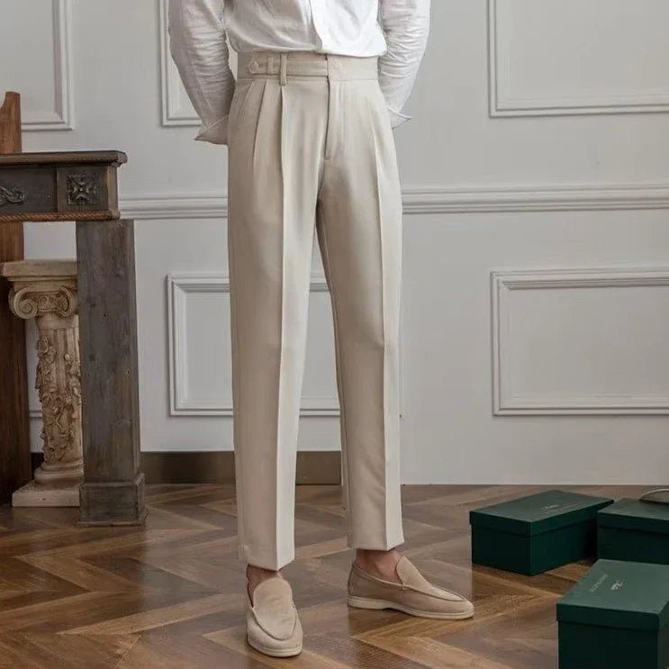 Antonios draped suit pants korean - inspired elegance - Antonios
