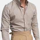 Antonios formal striped long sleeve shirt - Antonios