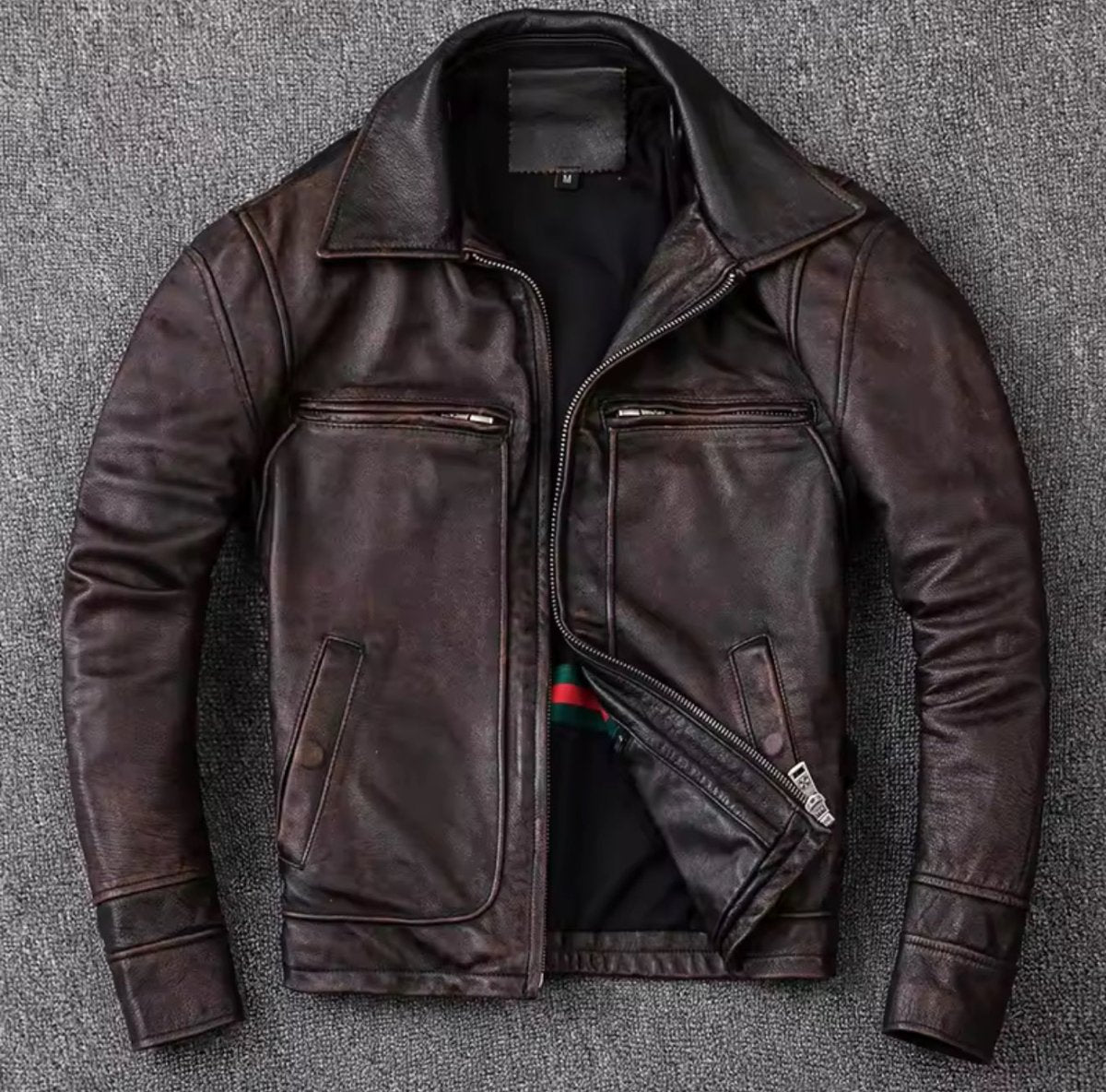 Antonios Geanuine Leather Jacket - Antonios