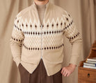 Antonios indiana totem wool knit cardigan - Antonios