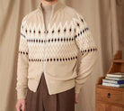Antonios indiana totem wool knit cardigan - Antonios