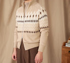 Antonios indiana totem wool knit cardigan - Antonios