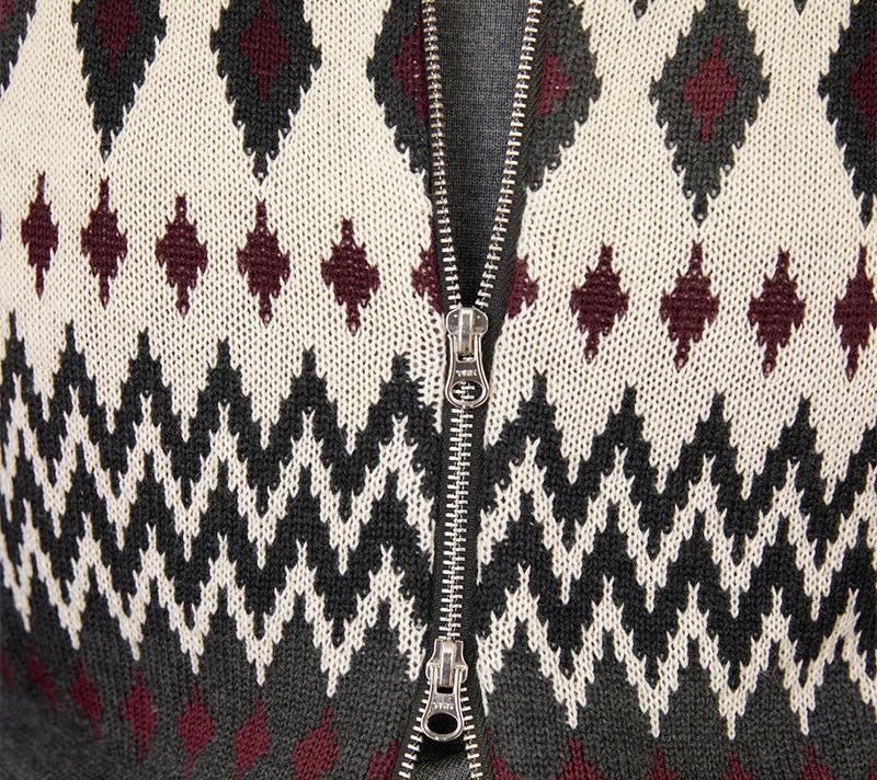 Antonios indiana totem wool knit cardigan - Antonios