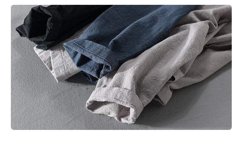 Antonios Linen Long - Sleeved Shirt - Antonios