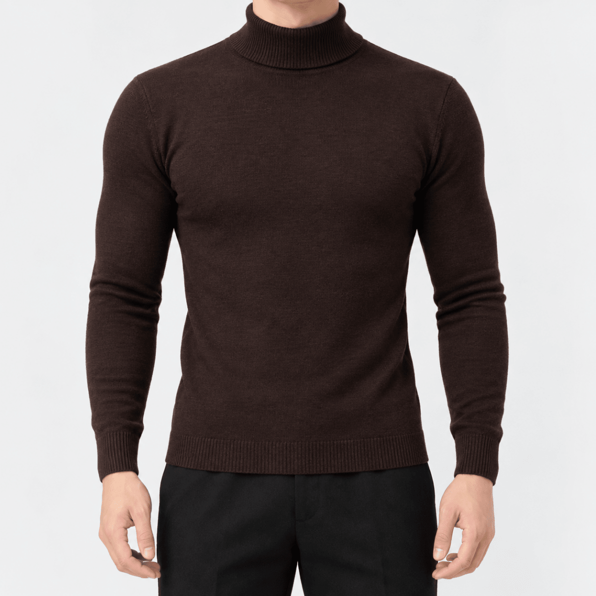 Antonios Marker Cotton Sweater - AntoniosClothing - Coffee