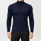 Antonios Marker Cotton Sweater - AntoniosClothing - Navy Blue