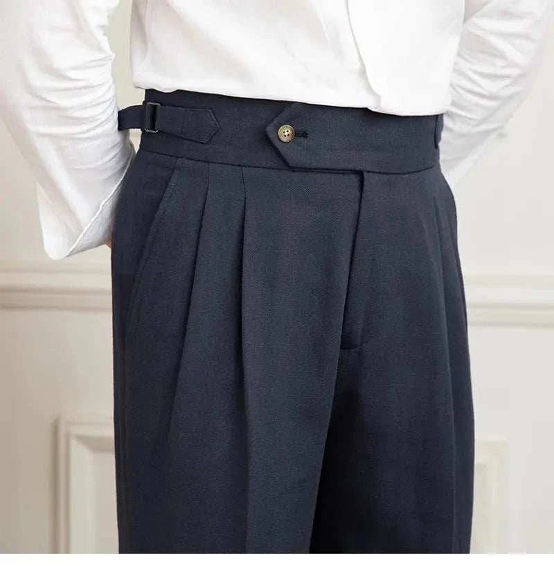 Antonios naples cotton - linen pants summer comfort fit - Antonios