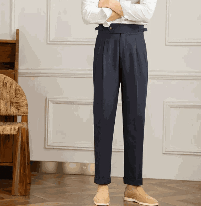 Antonios naples cotton - linen pants summer comfort fit - Antonios