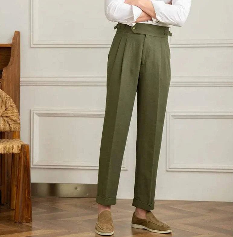 Antonios naples cotton - linen pants summer comfort fit - Antonios