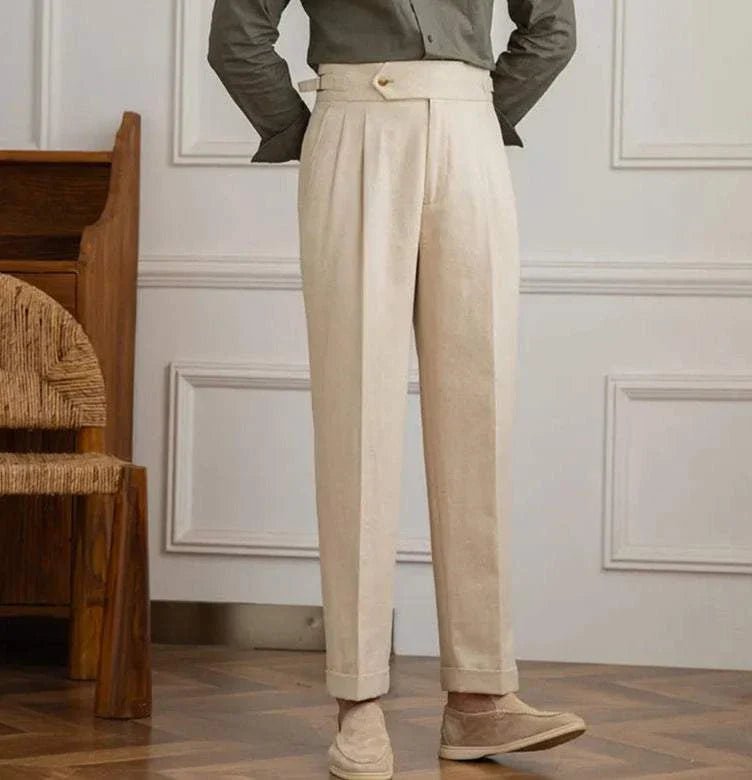 Antonios naples cotton - linen pants summer comfort fit - Antonios