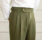 Antonios naples cotton - linen pants summer comfort fit - Antonios
