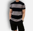 Antonios o - neck striped summer t-shirt - Antonios