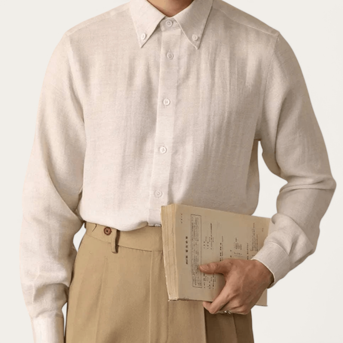 Antonios one - piece collar cotton shirt - Antonios