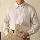 Antonios one - piece collar cotton shirt - Antonios