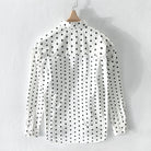 Antonios Pure Cotton Shirt Dot Print - Antonios