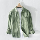 Antonios Pure Cotton Shirt Dot Print - Antonios