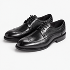 Leonardo formal genuine leather shoes in black, product-only cover