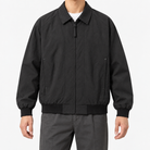 Leonardo spring/autumn bomber jacket in black, front model view