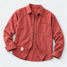 Leo new york casual shirt in red, product-only cover