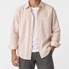 Leo striped long-sleeve shirt