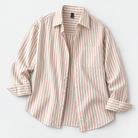 Leo striped long-sleeve shirt