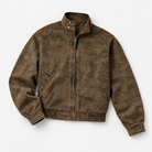 Leo motorcycle cotton casual jacket in coffee, product-only cover