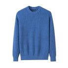 Antonios solid round neck knit sweater - Antonios