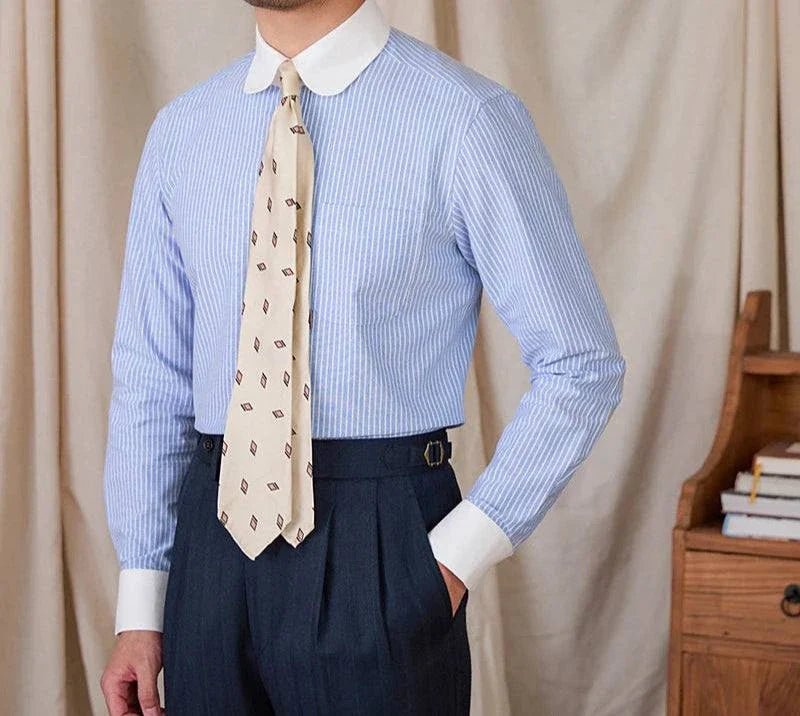 Antonios striped cotton business shirt - Antonios