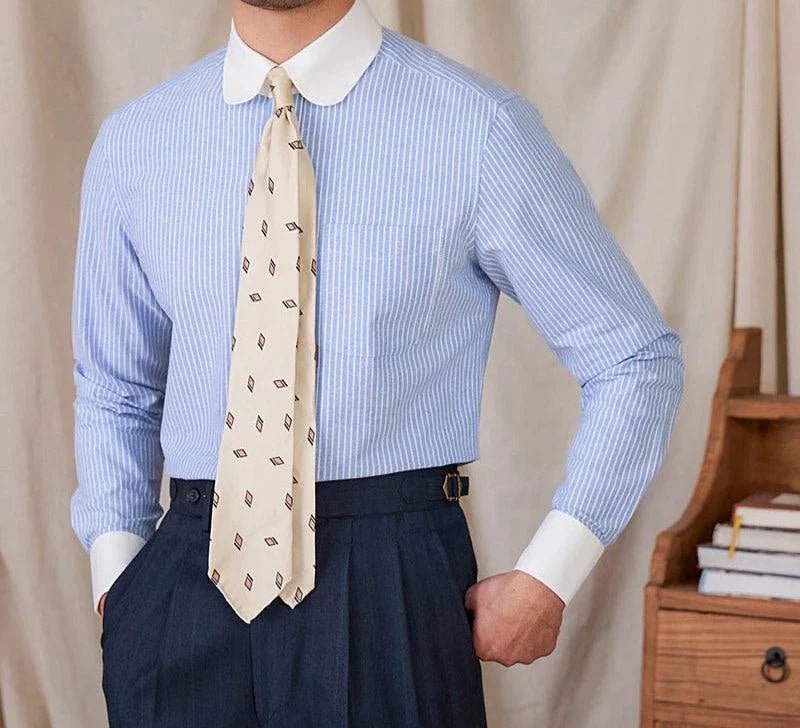 Antonios striped cotton business shirt - Antonios