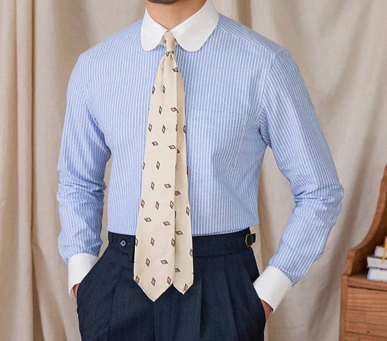 Antonios striped cotton business shirt - Antonios