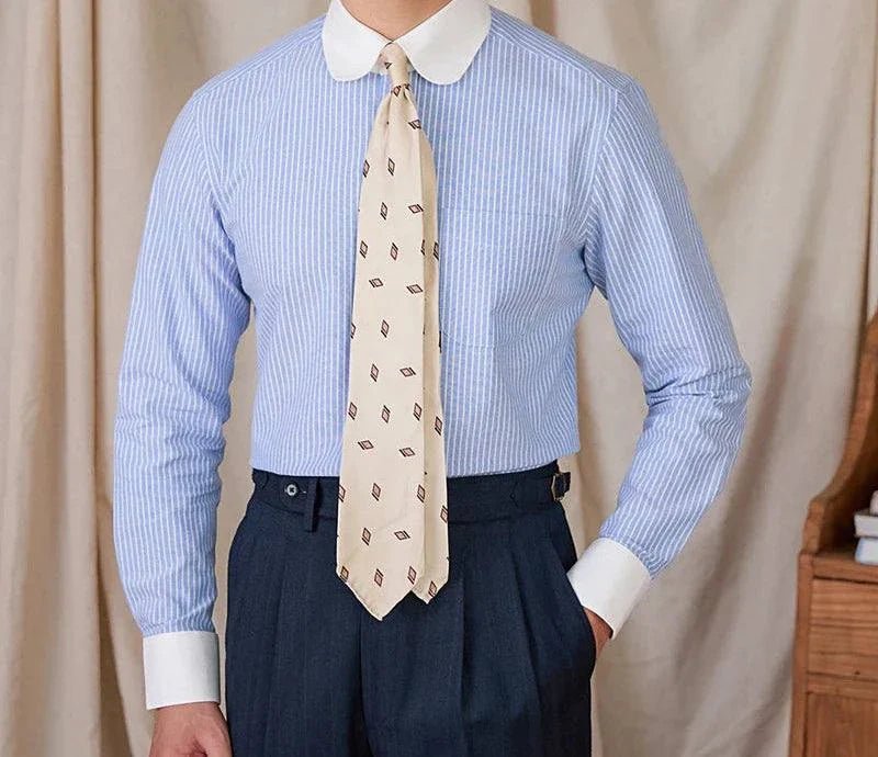 Antonios striped cotton business shirt - Antonios