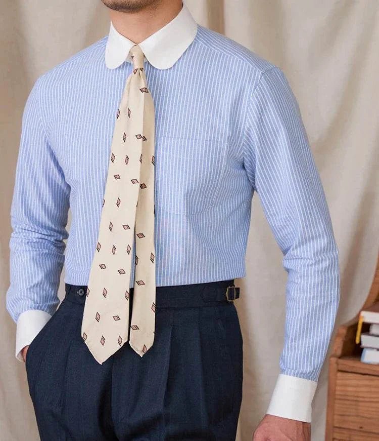 Antonios striped cotton business shirt - Antonios