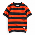 Men's cotton-linen striped t-shirt in Yellow – product view