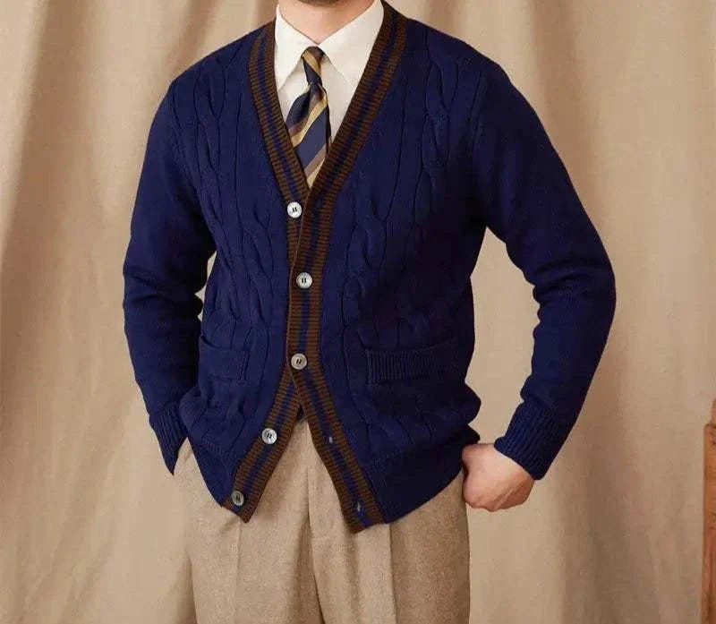 Antonios twisted knit cardigan italian vintage style - Antonios