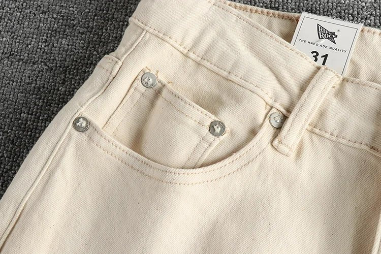 Antonios washed denim straight fit jeans - Antonios