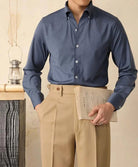 Antonios washed tuxedo shirt stylish office wear - Antonios