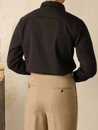 Antonios washed tuxedo shirt stylish office wear - Antonios