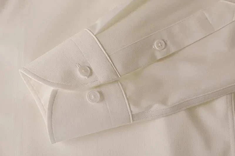 Antonios washed tuxedo shirt stylish office wear - Antonios