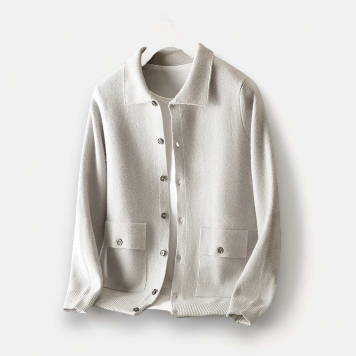 Antonios wool polo collar cardigan - Antonios