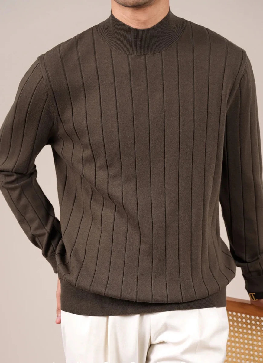 AntoniosClothing half turtleneck silk - wool sweater - Antonios