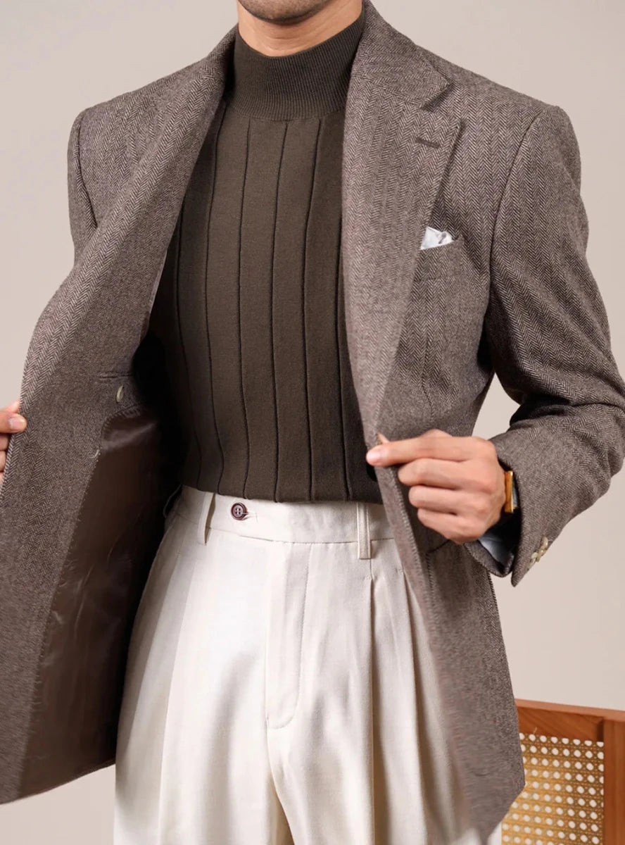 AntoniosClothing half turtleneck silk - wool sweater - Antonios