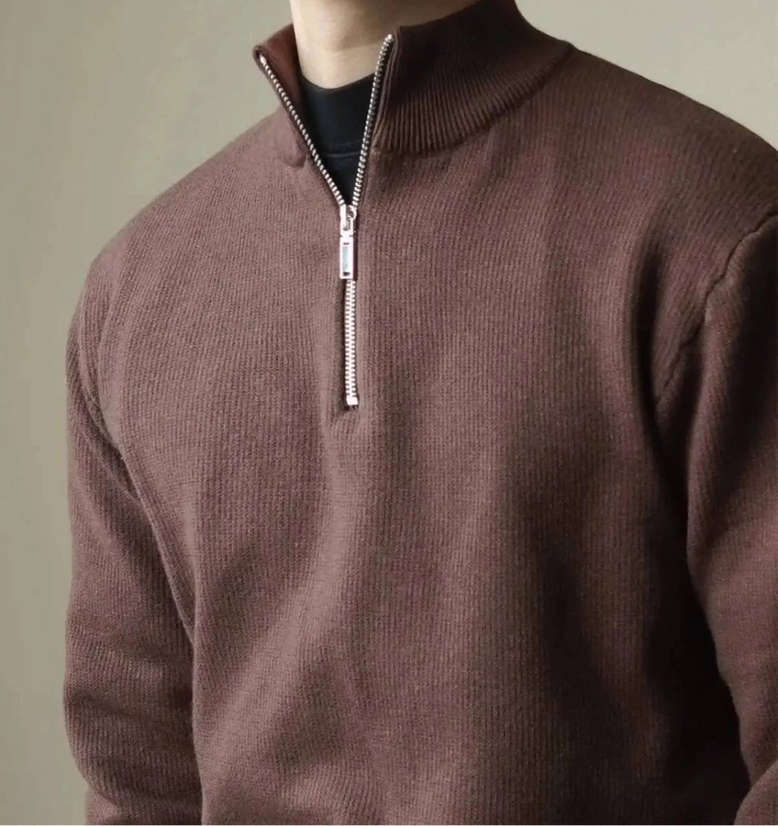 AntoniosClothing high - neck half - zip sweater - Antonios