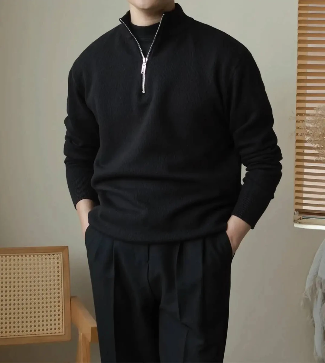 AntoniosClothing high - neck half - zip sweater - Antonios