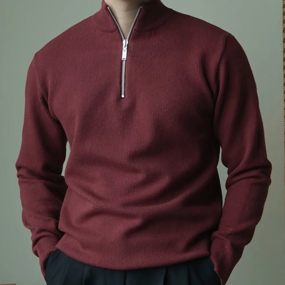 AntoniosClothing high - neck half - zip sweater - Antonios