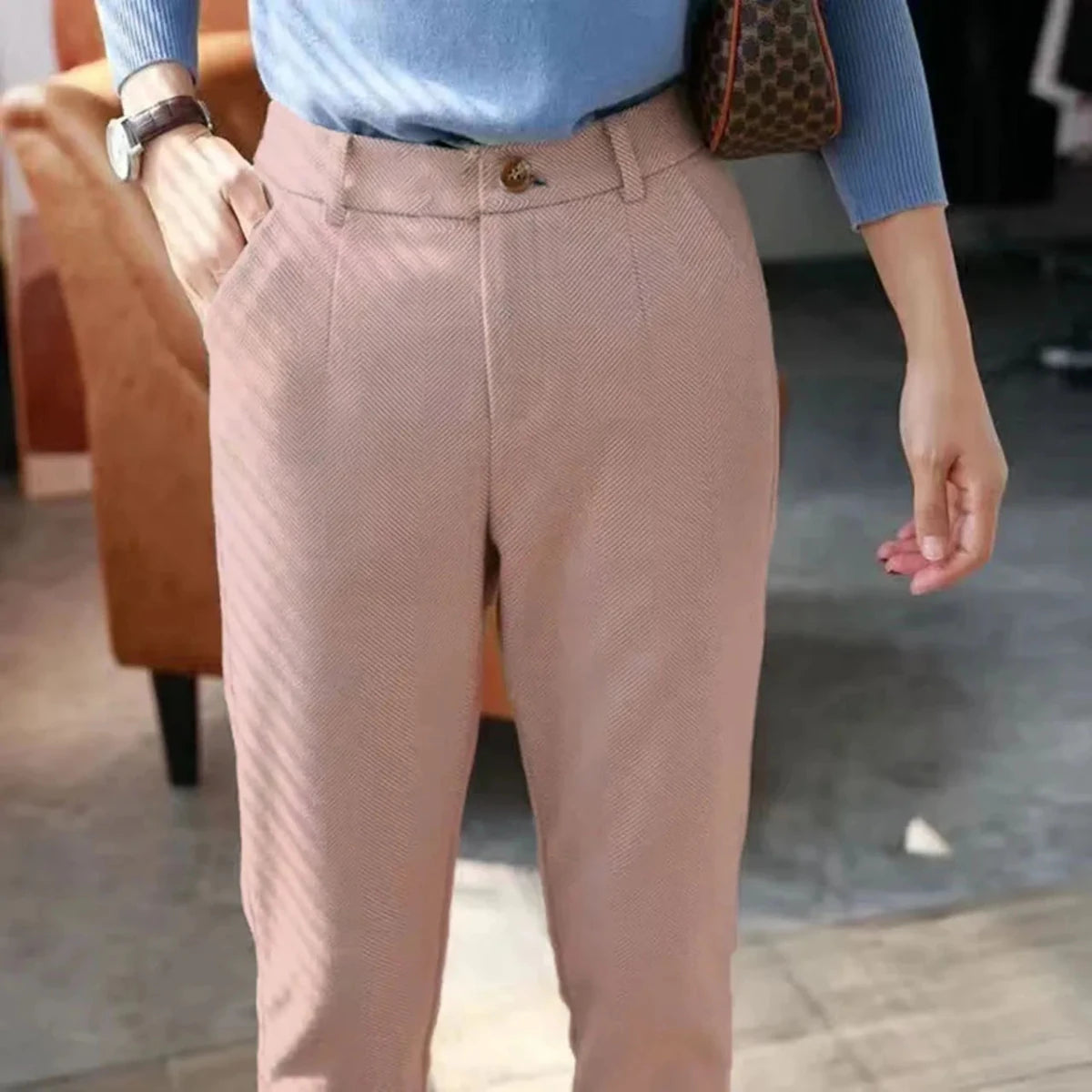 Aurelius high - waist trousers - Antonios