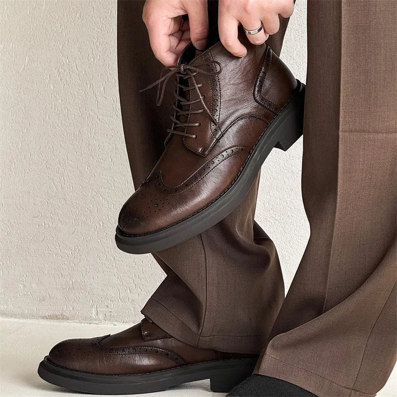 Autumn british leather boots - Antonios