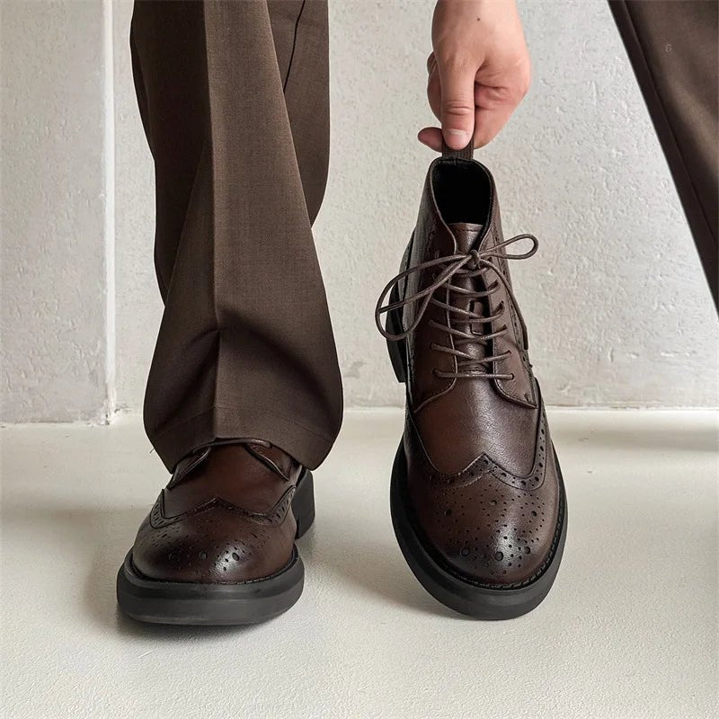 Autumn british leather boots - Antonios